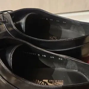 Salvatore Ferragamo Lanier Nero Calf Ferragamo LANIER polished black calf leather Men main image 2